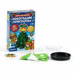 Набор для выращивания кристалла Опыты. Ёлочка. Чудесные кристаллы, колокольчики - Эврики фото 6