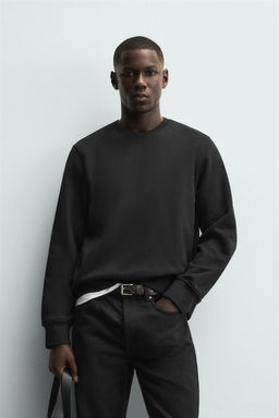 HEAVY WEIGHT CREW NECK SWEATSHIRT - Zara фото 2