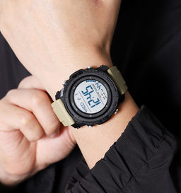 Часы наручные Skmei мужские электронные спортивные 2449coffee