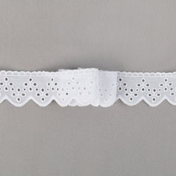 Шитье Gamma 38 мм GYEM-3801 в рулоне 9 м 0.2 м Турция белый