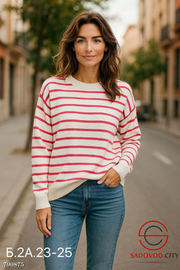 Женская кофта с полосками