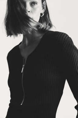 Top de canal? con media cremallera - H&m фото 6