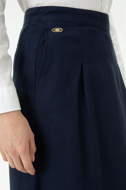 Женская темно-синяя тканая юбка Неожиданная скидка в корзине - U.s. polo assn фото 5