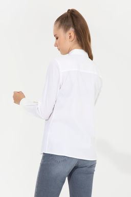 Рубашка женская белая Uzunkol Basic - U.s. polo assn фото 16