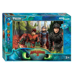 Пазл «Как приручить дракона - 3», 120 элементов