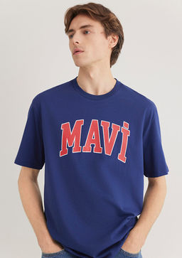 Mavi Logo Bask?l? Mavi Tisort  фото 3