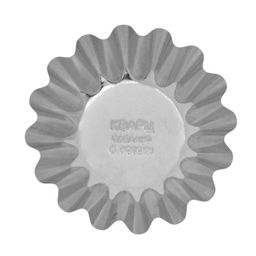 Цена за 20 шт. Форма для выпечки ромовой бабы, d=11.1 см, h=3.6 см, жесть, серебристая