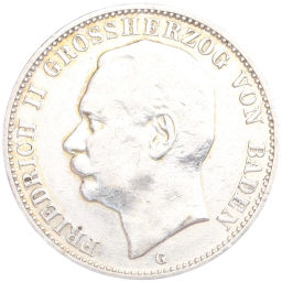 3 марки 1909 года G Германия (Баден)