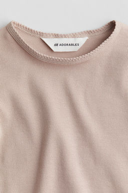 Camiseta de algodon acanalado - H&m фото 2