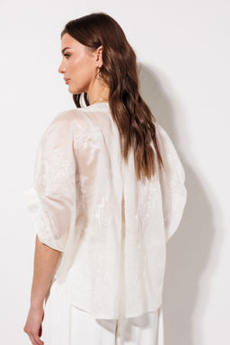 Блузка 4382 (молоко) - Lyushe фото 6