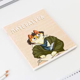 Предметная тетрадь, 48 листов, КОТ, со справочными материалами Литература, обложка мелованный картон 230 гр., внутренний блок в линейку 80 гр., белизна 96%,блок №1. - Artfox study фото 2