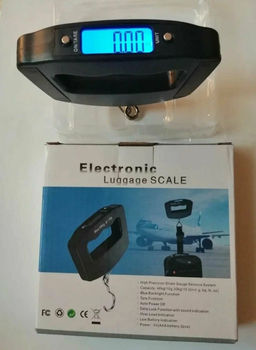 Безмен весы электронные портативные для багажа, 50 кг