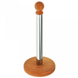 Держатель для бумажных полотенец 13х13х28,5см, бук/металл (Россия)