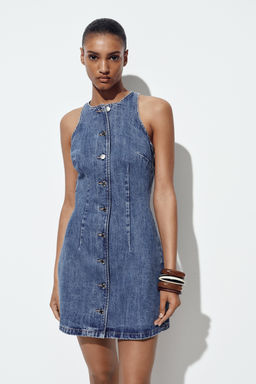 Z1975 DENIM MINI DRESS - Zara фото 10