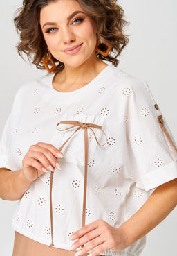 Костюм Aira Style 24122 молочно-бежевый