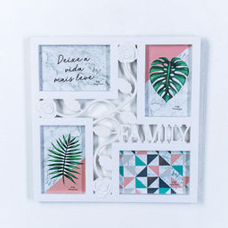 Фоторамка коллаж Семья 34,5х34 см / 047-1 /уп 36/ 4 фото - Галеонтрейд фото 2