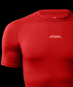 Футболка компрессионная с коротким рукавом JOGEL CAMP PerFormDRY Top SS, красный  фото 3