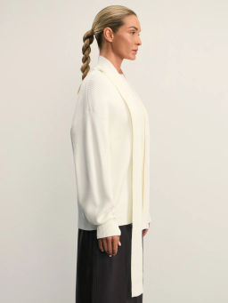 Джемпер с декоративным шарфом / Zarina  фото 4