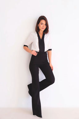 Martichelli Блуза белая с чёрным  фото 3