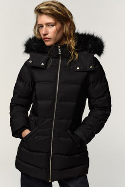 WATER-REPELLENT WINDPROOF HOODED DOWN PUFFER JACKET - Zara фото 4