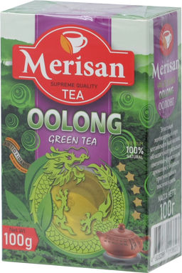 Merisan. Зеленый. Оолонг 100 гр. карт.упаковка