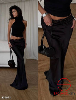 Женская юбка макси с кружевом - Bruno фото 3