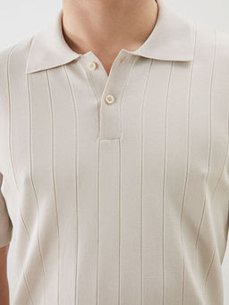 Polo Yaka K?sa Kollu Erkek Triko Kazak