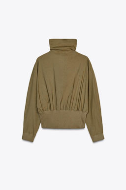 HIGH COLLAR CARDIGAN - Zara фото 3