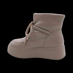 Ботинки на меху D320-6 серые