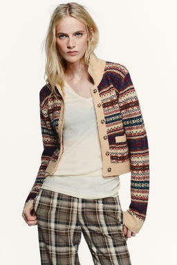 JACQUARD CARDIGAN