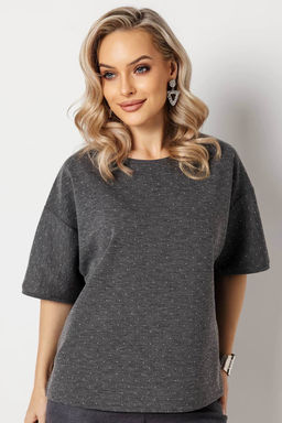 Блузка женская 4483/10/Серый, блеск