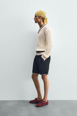 CABLE-KNIT SWEATER - Zara фото 11