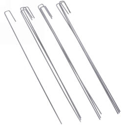 Цена за 2 шт. Скоба Г-образная для крепления укрывного материала и пленки h-40см (1ком=10шт)