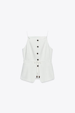 BEADED BELT WAISTCOAT - Zara фото 10