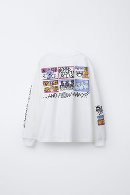 GRAFFITI PRINT T-SHIRT - Zara фото 2