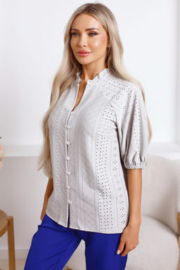 Блуза Люция (серая) Б15327-45М