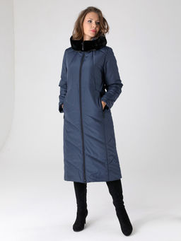 23409 Пальто т.синий