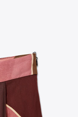 ZW COLLECTION PRINTED MIDI SKIRT - Zara фото 8