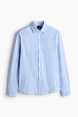 Camisa en tejido el?stico multidirecci?n Slim Fit - H&m фото 2