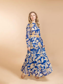 Костюм юбка и блузка (хлопок) №25-246-1 - Ганг фото 3