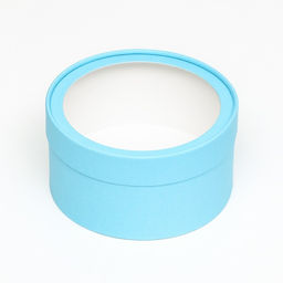 Подарочная коробка Аквамарин голубой, завальцованная с окном, 18 х 10 см - UPAK LAND фото 3