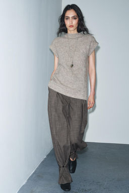 ZW COLLECTION TROUSERS WITH BUTTON CUFFS
