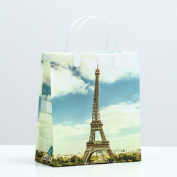 Цена за 10 шт. Пакет Полдень в Париже, мягкий пластик, 26 x 23 см, 110 мкм