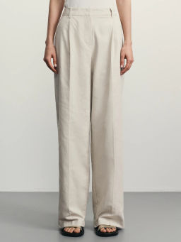 Брюки прямого кроя с содержанием льна / Zarina  фото 2