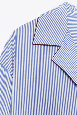 ZW COLLECTION CONTRAST TRIM SHIRT - Zara фото 11