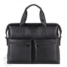 Портфель мужской кожаный 8919-3H black Heanbag