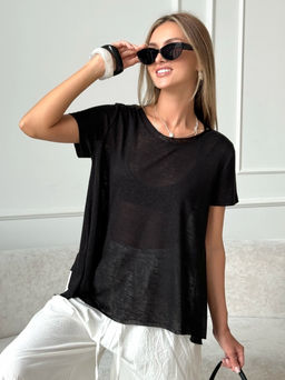 Футболка паутинка полупрозрачная