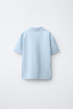 POLO B?SICO PIQU? / Azul pastel - Zara фото 2