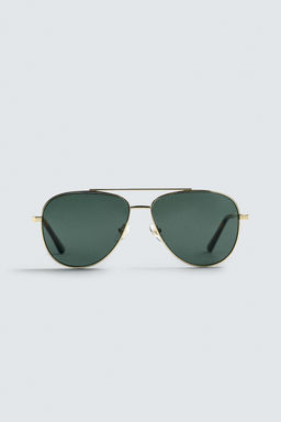 LIMITED EDITION AVIATOR SUNGLASSES - Zara фото 4