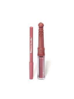 Набор матовый блеск + карандаш для губ, тон 03